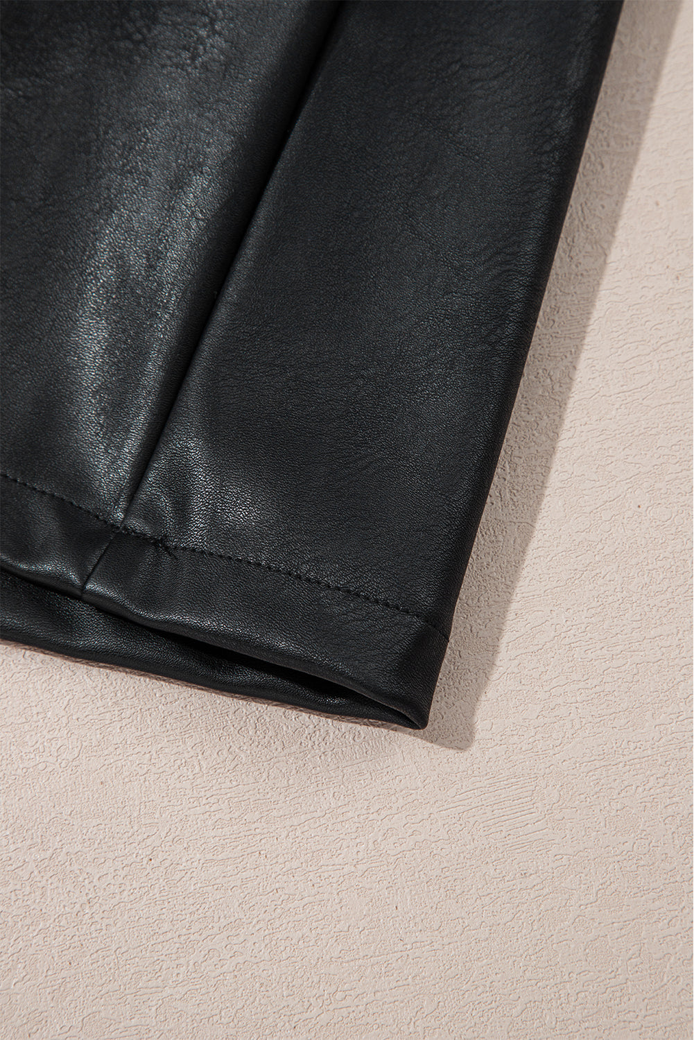 Elegant Black Vegan Leather Dress for Women - Eco-Friendly, Fitted, Stylish Design for Everyday Chic and Versatility