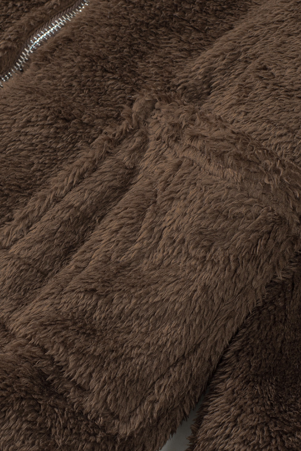 Cozy Teddy Fashionable Zip Up Warm Coat
