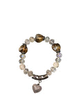 Crystal heart bracelet