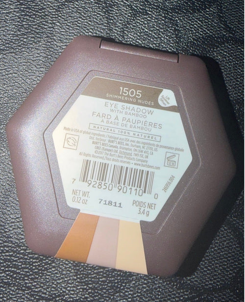 Burt’s Bees 100% Natural Eyeshadow Trio Shimmering Nudes