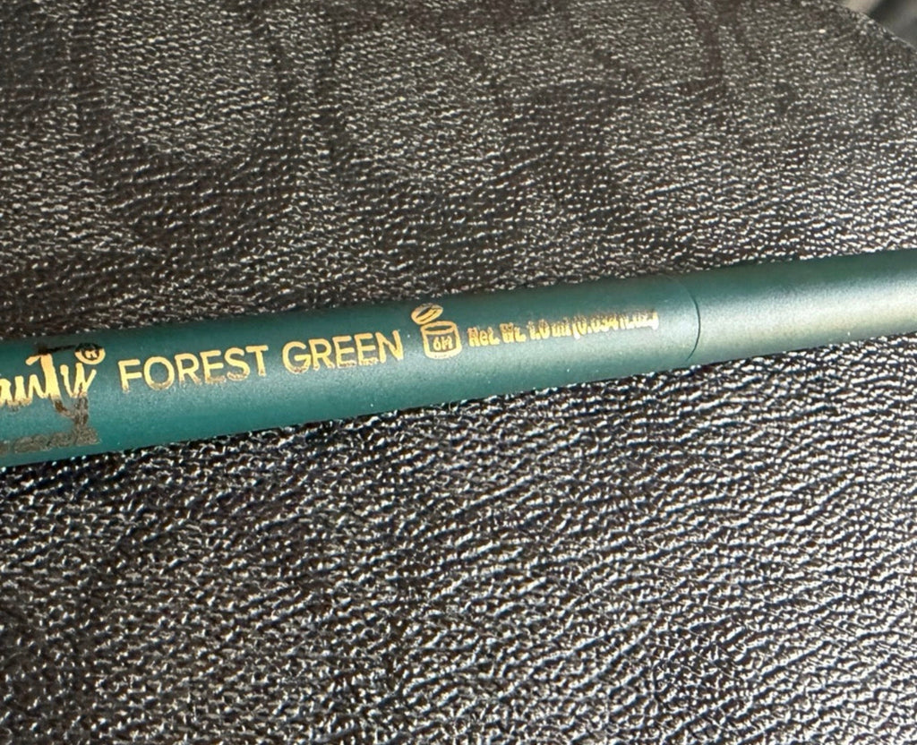 Liquid green precision statement eyeliner