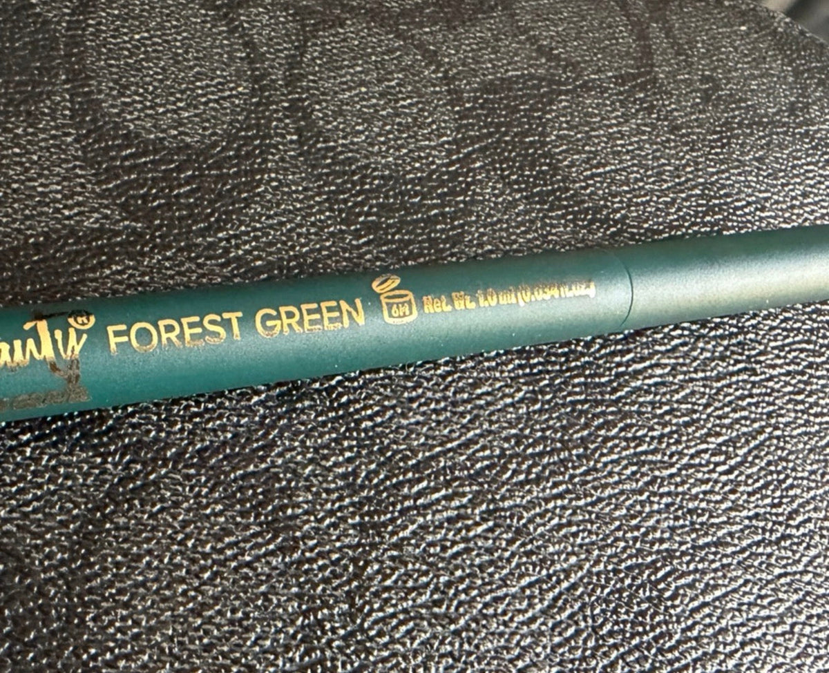 Liquid green precision statement eyeliner