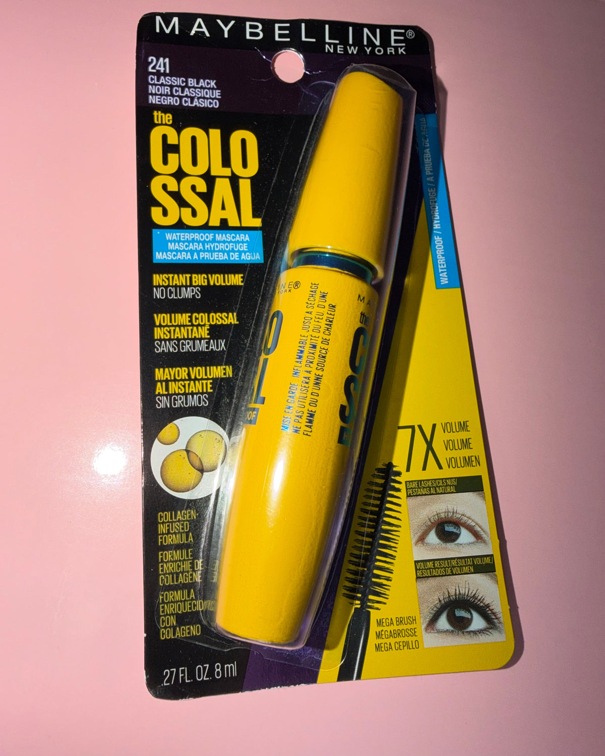 Colossal volume waterproof mascara no clump