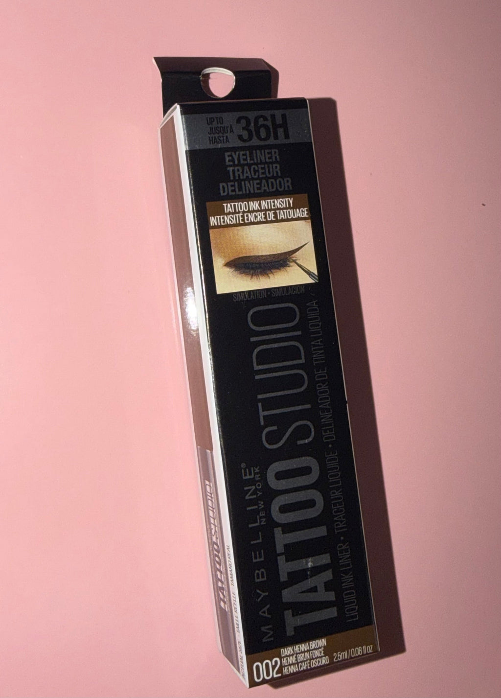 Tattoo studio ink liquid eyeliner- henna brown