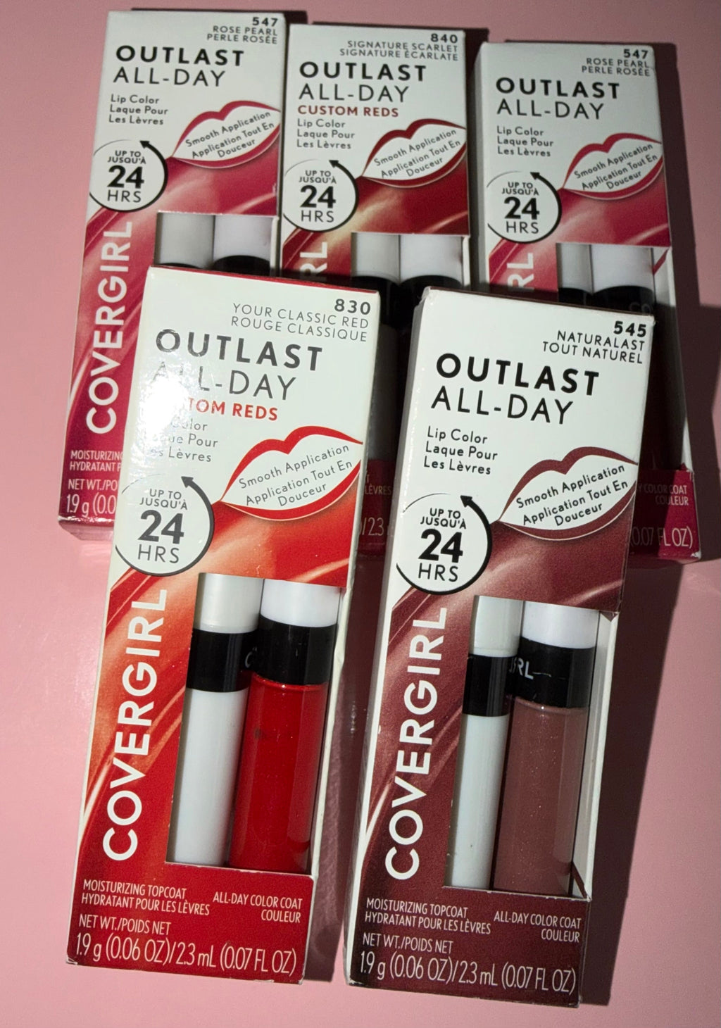 Covergirl outlast all day lip color