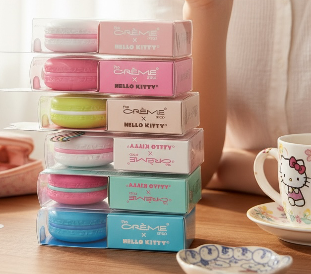 Hello Kitty/Crème sShop Macaron Lip Balm *Choose Your Scent