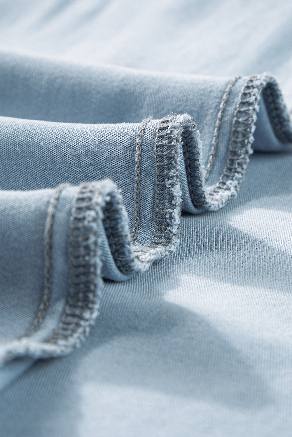 Women's Cotton-Linen Button-Front A-Line Maxi Skirt in Chambray