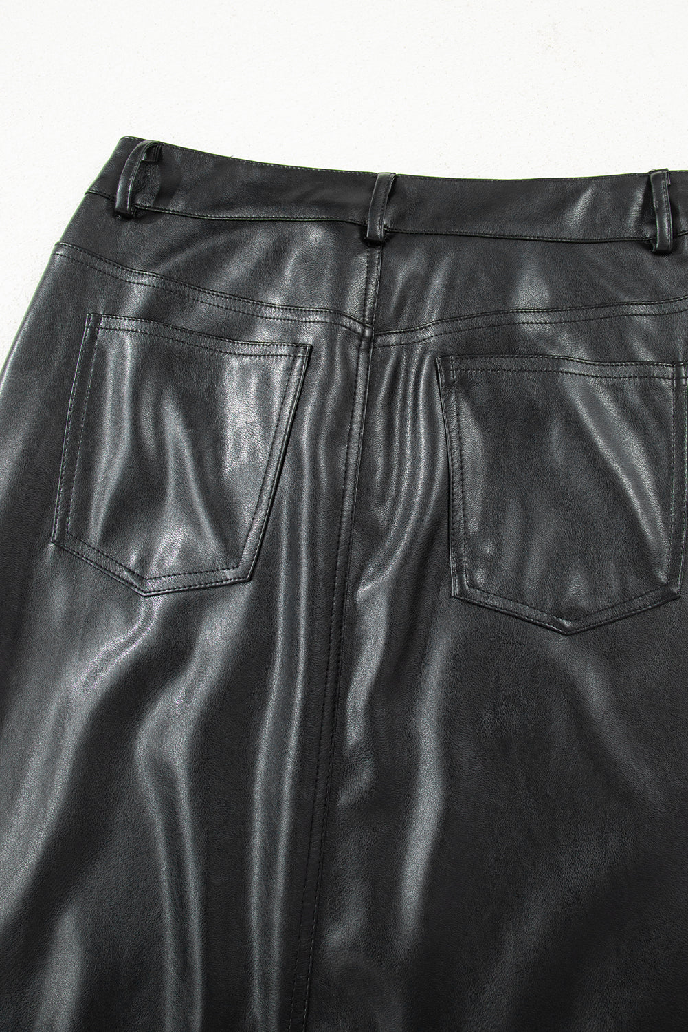 Elegant High-Waisted Black Maxi Skirt for Women - Flowy, Versatile Design for Casual and Formal Wear