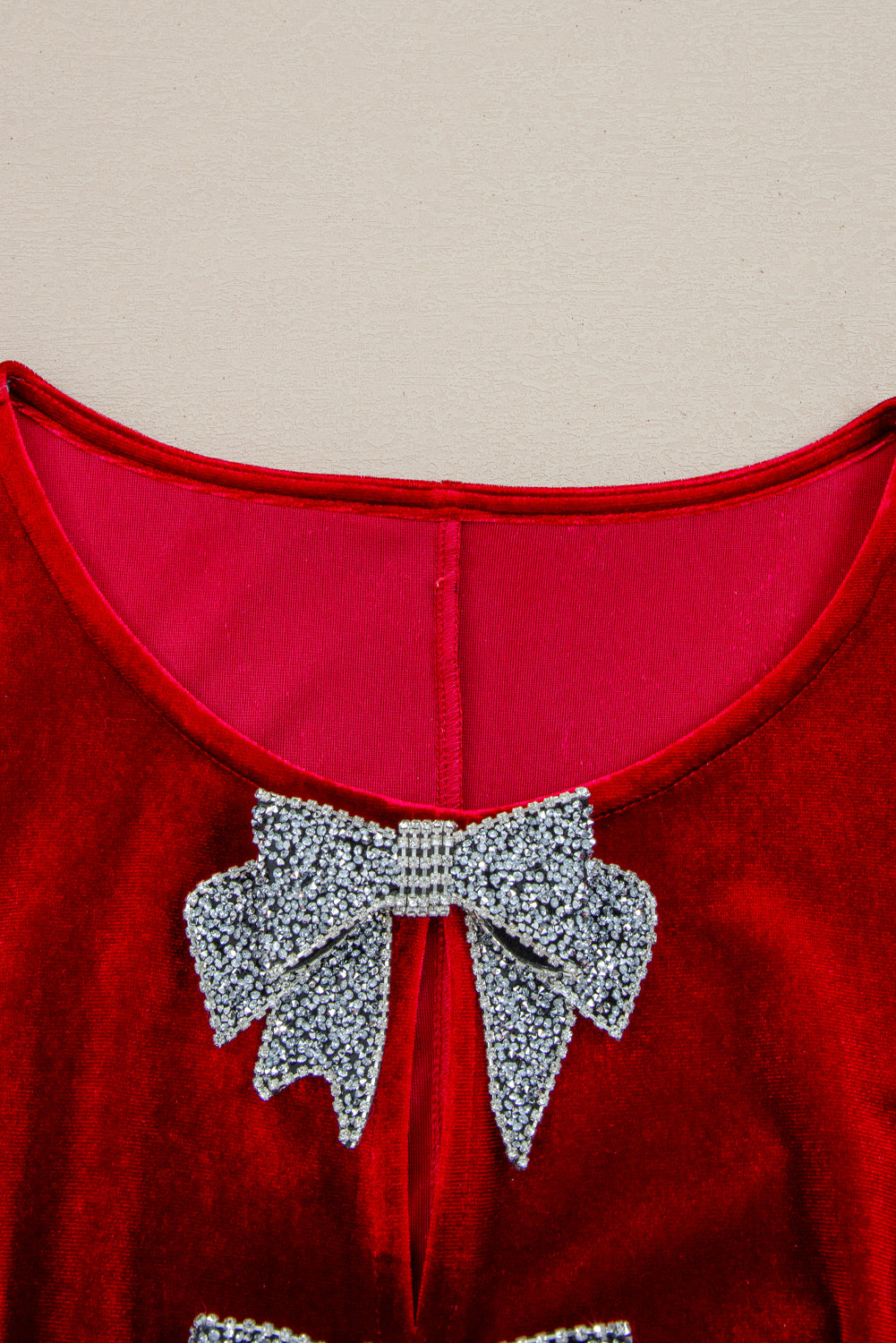 Chic Red Velvet Dress for Women - Classic Fit, Ideal for Parties, Events, and Special Occasions