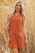 Boho Women's Embroidered Mini Dress with Colorful Floral Design - Ideal for Summer Outings and Festivals