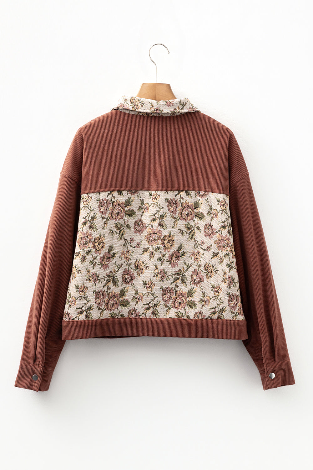 Vibrant Boho Chic Floral Patchwork Jacket for Women Stylish Layering Piece for All Seasons and Occasions