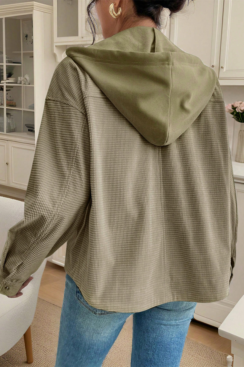 Stylish Women's Textured Pastel Jacket - Versatile Fit for All Seasons, Perfect for Casual or Dressy Occasions