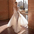 Sexy Backless Bohemian Mermaid Beach Wedding Dress – Flattering Boho Silhouette, Custom Made