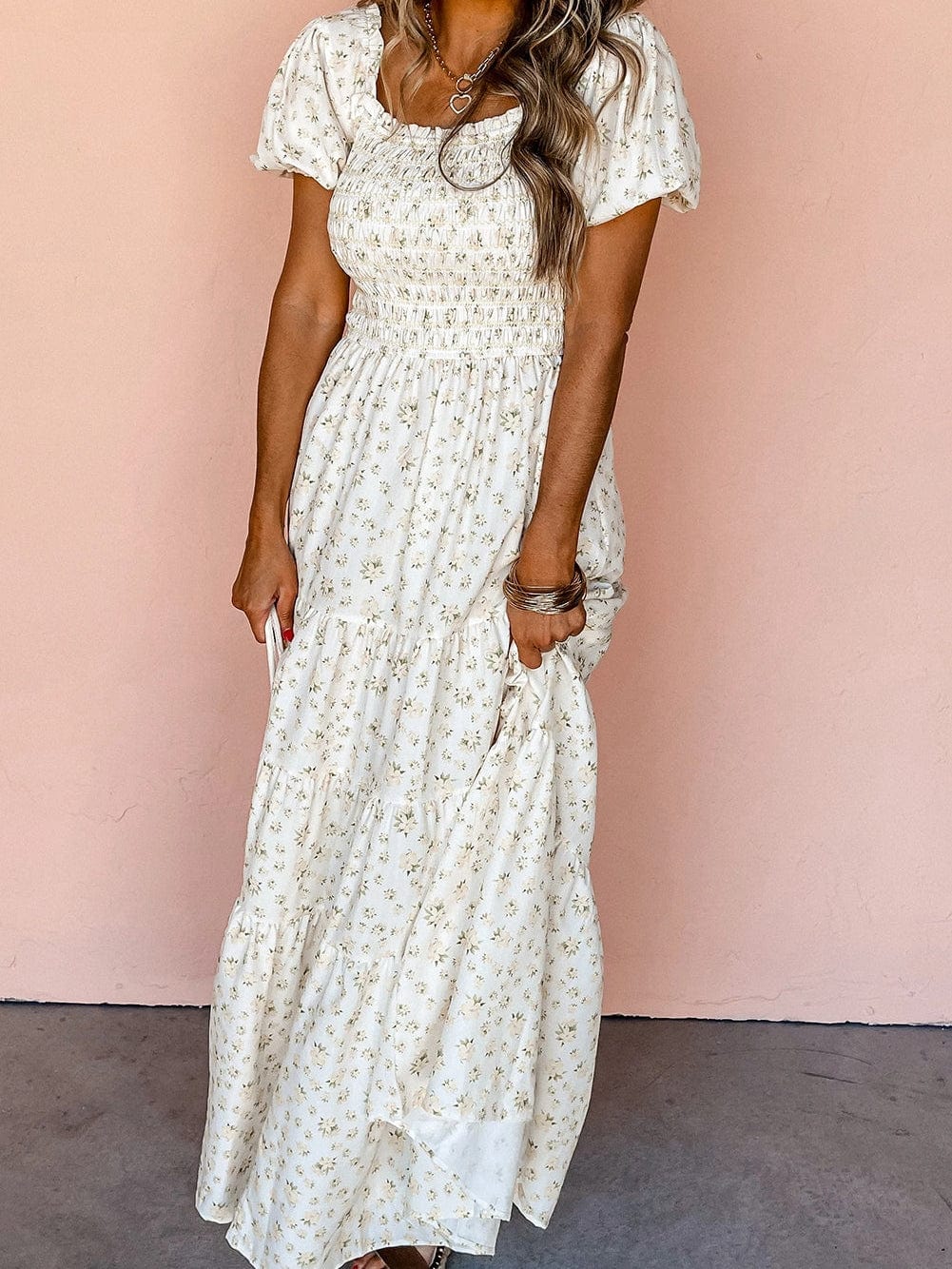 Plus Size Deep V-Neck Sleeveless High Slid Simple Wedding Dress