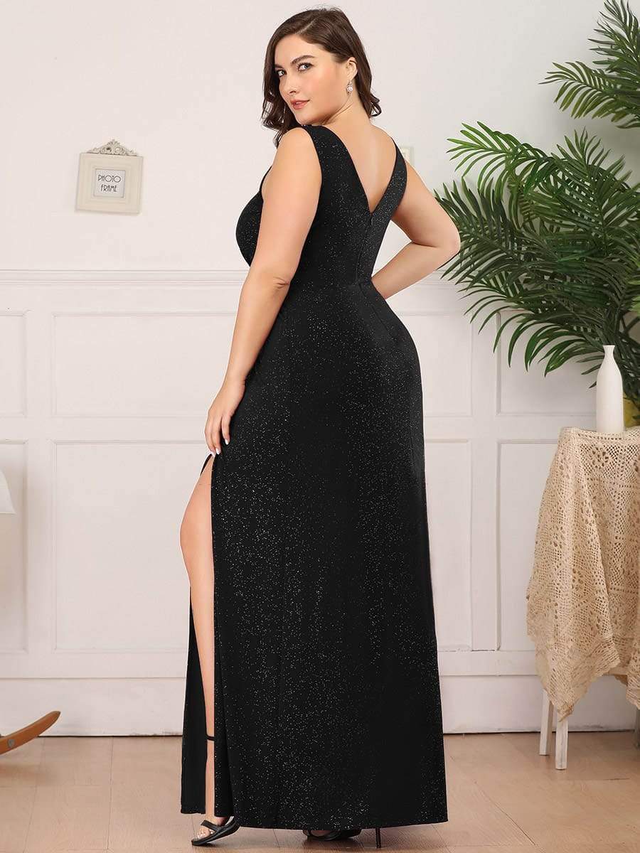 V-Neck Smocked Waist Maxi Dress