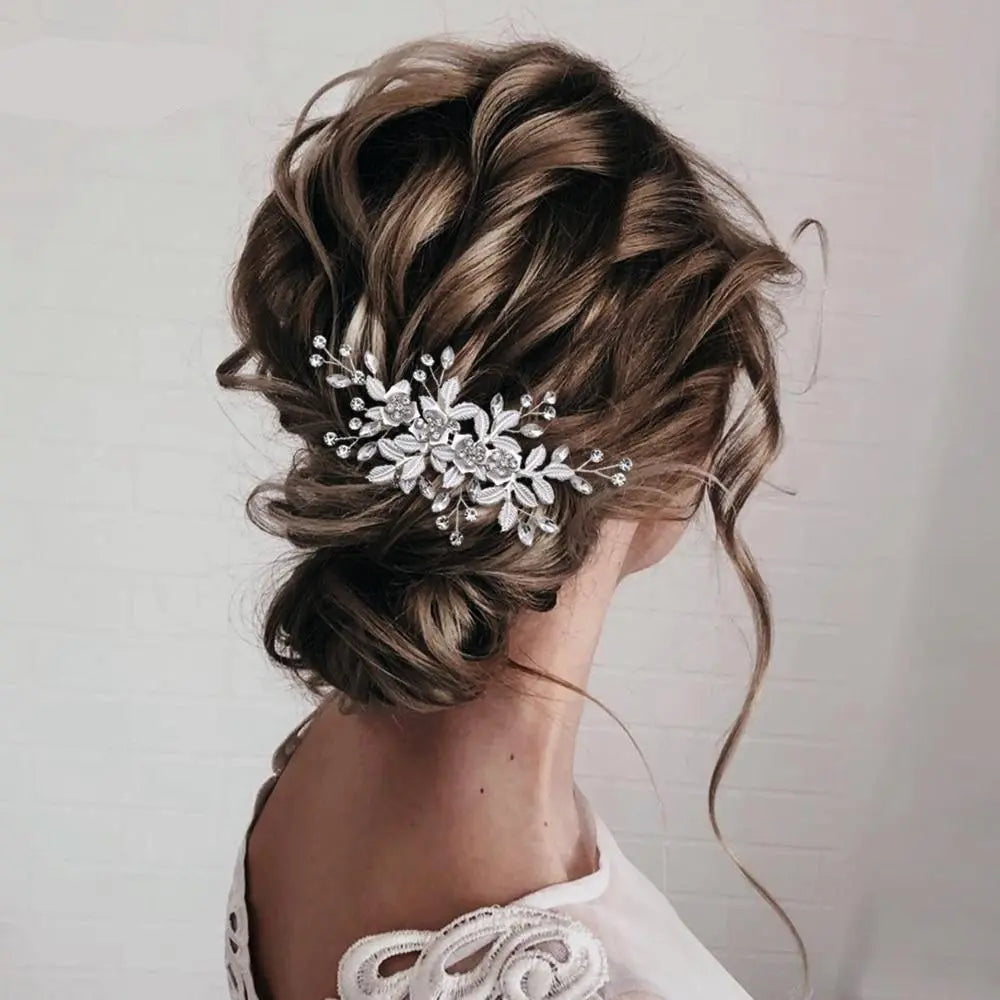 Bridal Rhinestone Hair Comb Clip