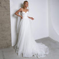 Simple A-Line Sweetheart Wedding Dress – Sexy Backless Beach Gown, Custom Made