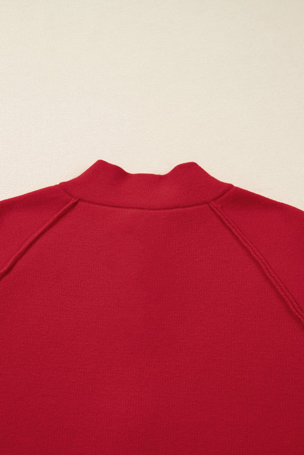 Women's Fiery Red Knit Button-Front Cardigan Jacket