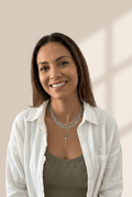 Women's Triple-Layer Silver Plated Cross Necklace Set
